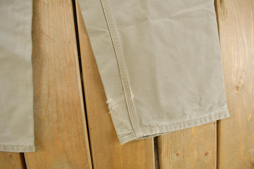 Vintage 2000s Carhartt Distressed Sun Faded Carpenter Pants Men's 34 x 28