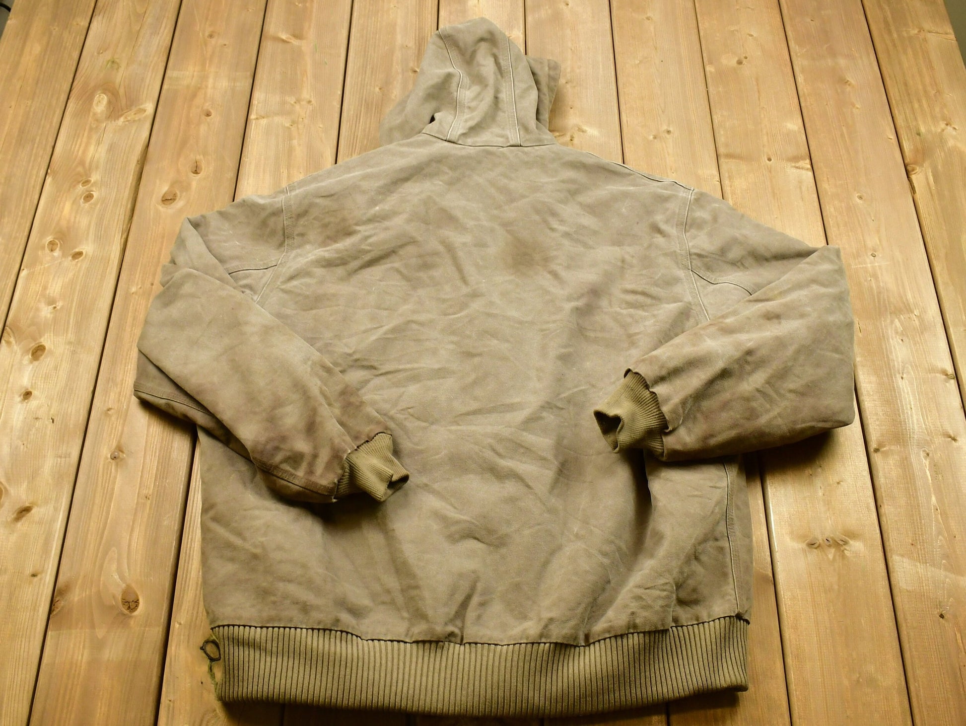 Vintage 80's Carhartt Hooded Chore Coat