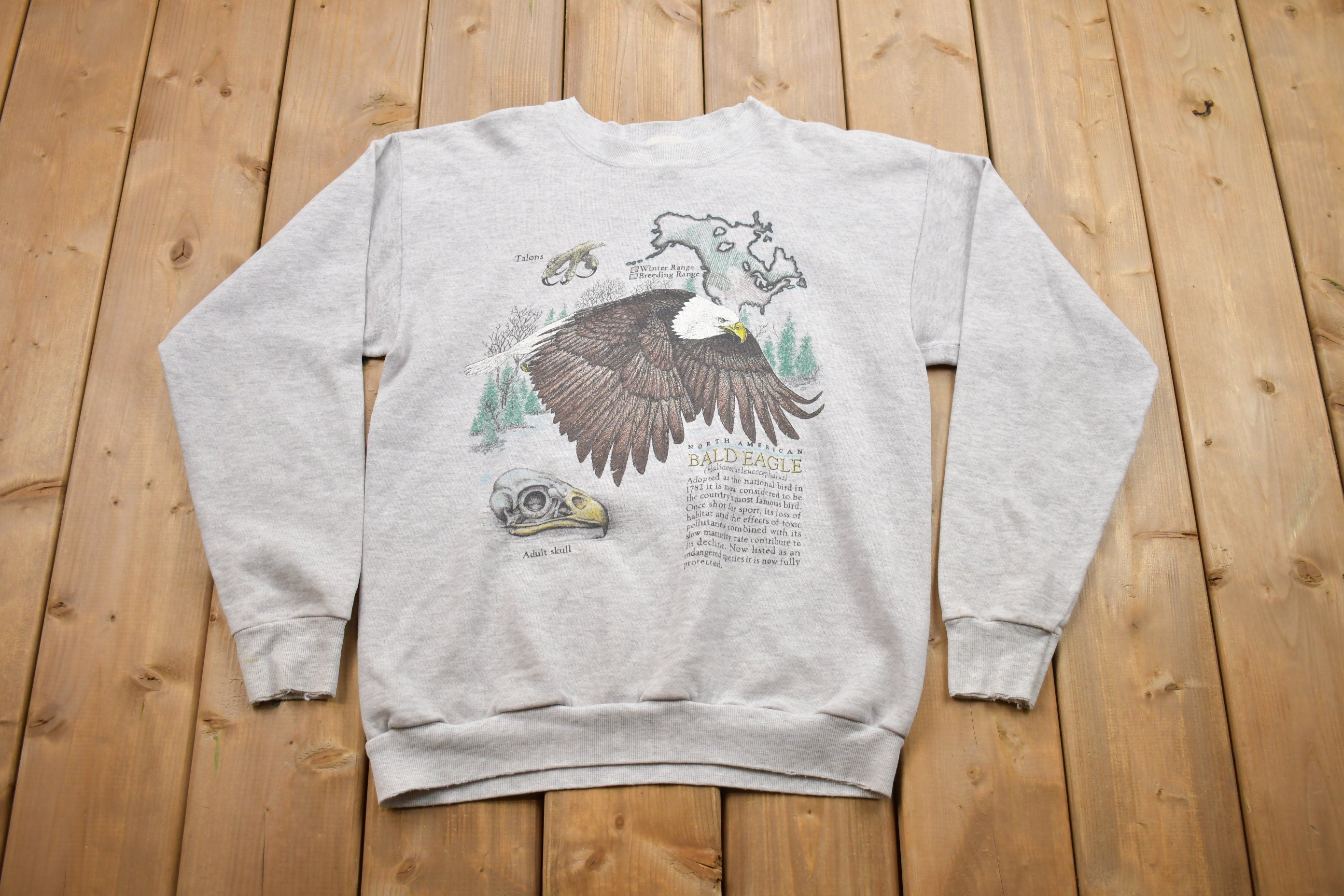 Vintage 1990s North American Bald Eagle Crewneck