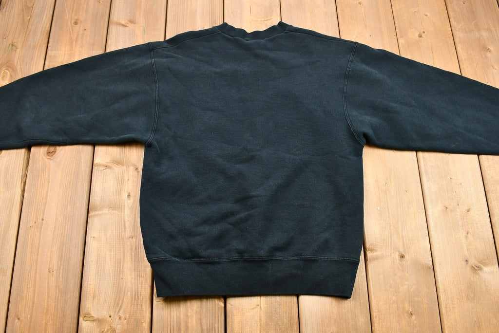 Vintage 1990s Heart Print Calico Patchwork Crewneck Sweatshirt