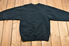 Vintage 1990s Heart Print Calico Patchwork Crewneck Sweatshirt