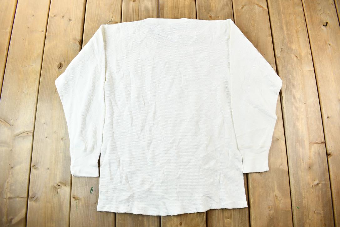 Vintage 1990s Distressed Carhartt Long Sleeve Thermal Shirt  90s  Vintage Streetwear  Paint Splatter Carhartt  Workwear  Made In USA