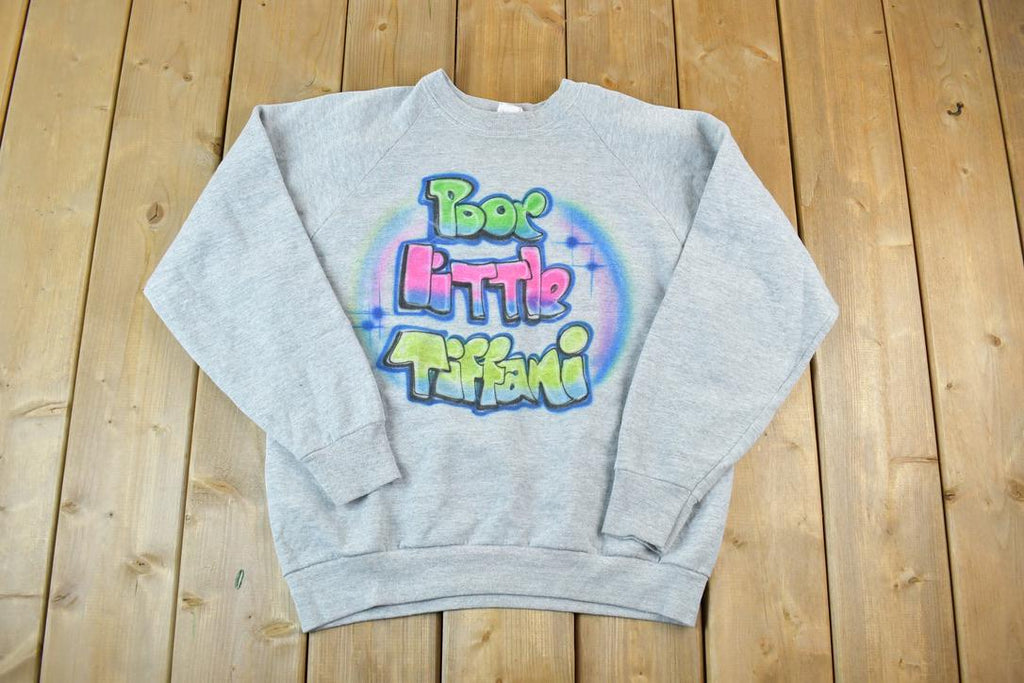 Vintage 1990s Poor Little Tiffany Airbrush Crewneck Sweatshirt