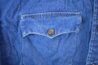 Vintage 1990s Blue Jean Button Up Shirt