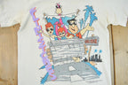 Vintage 1985 The Flintstones Double Sided Cartoon Promo T-Shirt