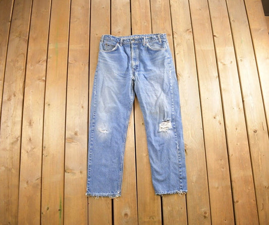 Vintage 1980s Levi's Orange Tab Jeans Size 30x29 / Vintage Denim / Streetwear / Made In Canada / Vintage Levi's