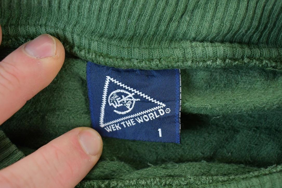 Vintage 1990s Colour Block Blank Crewneck Sweatshirt