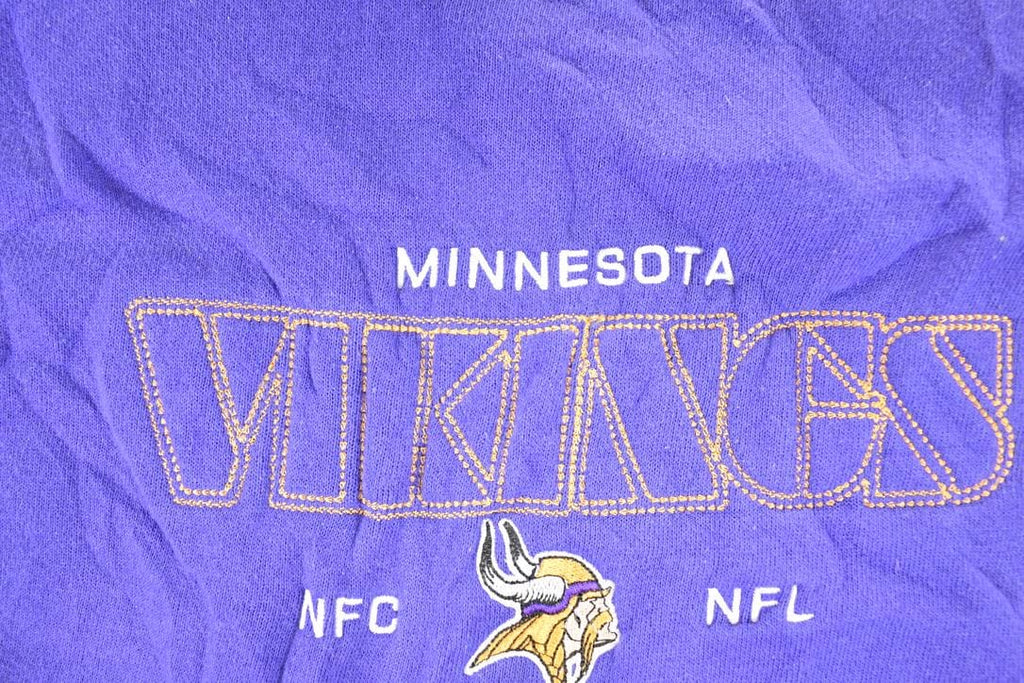 Vintage 1990s Minnesota Vikings NFL Crewneck Sweatshirt Men's L