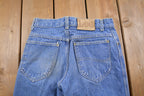 Vintage 1990's Lee Light Wash Denim Jeans 27 x 26 / Made in USA / Streetwear Fashion / Basic Blue Jeans / Vintage Pants