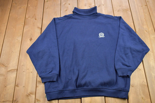 Vintage 1990s Gap World Class Blank Turtleneck Sweatshirt / 90s Turtleneck / Vintage Gap / Essential / Streetwear / 90s Blank / 90s Gap