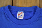 Vintage 1990s Cute Pumpkin Scarecrow Halloween Crewneck Sweater