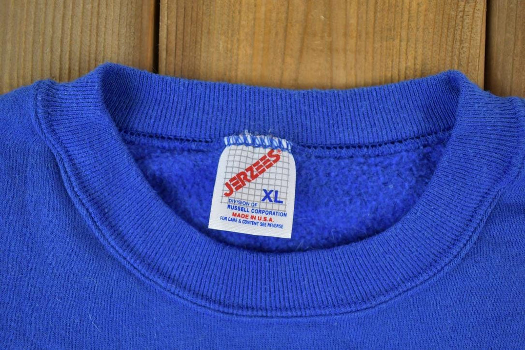 Vintage 1990s Cute Pumpkin Scarecrow Halloween Crewneck Sweater