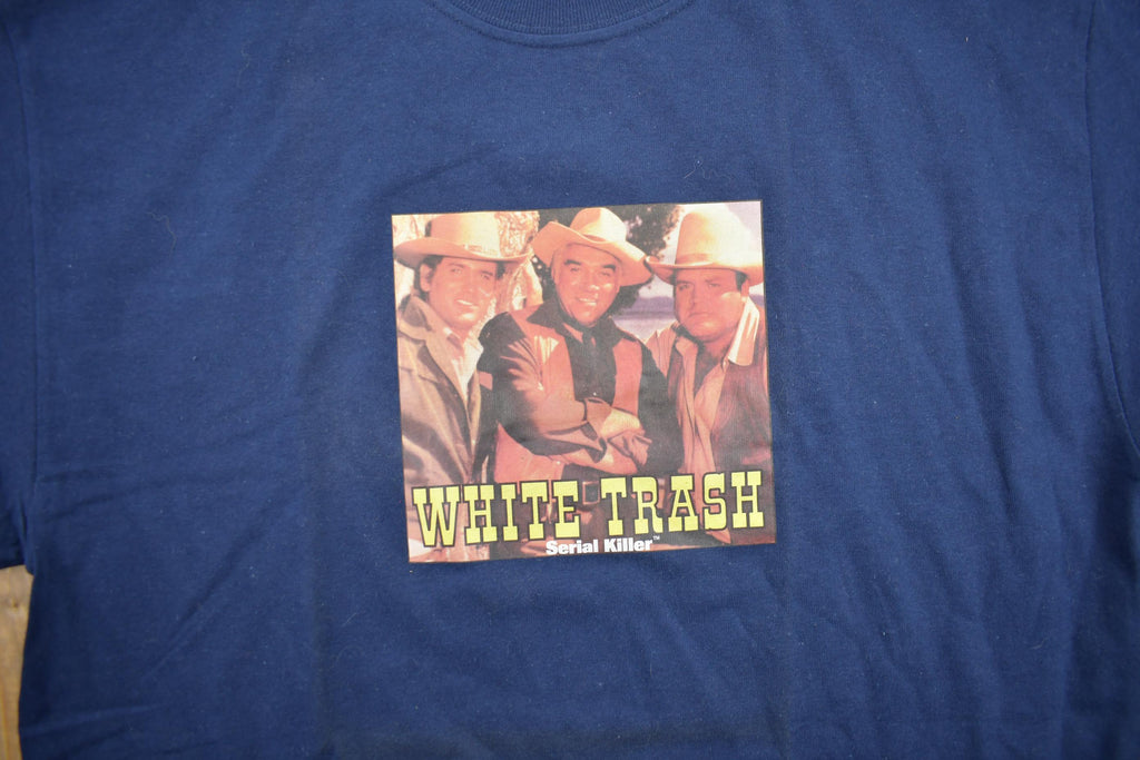 Vintage 1990s Serial Killer White Trash Band Tee