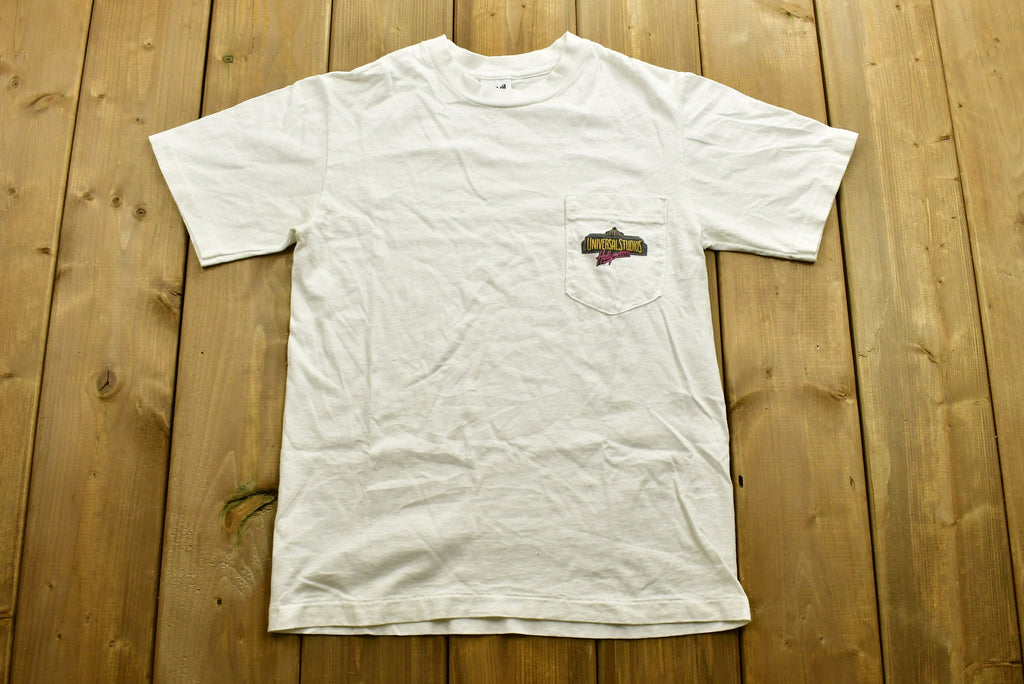 Vintage 1990s Universal Studios Hollywood Pocket T-Shirt