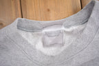 Vintage Y2K Nike Heather Grey Embroidered Mini Swoosh Crewneck Sweatshirt