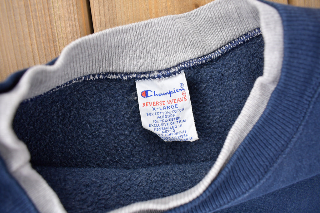 Vintage 1990s Champion Reverse Weave Embroidered Crewneck Sweatshirt