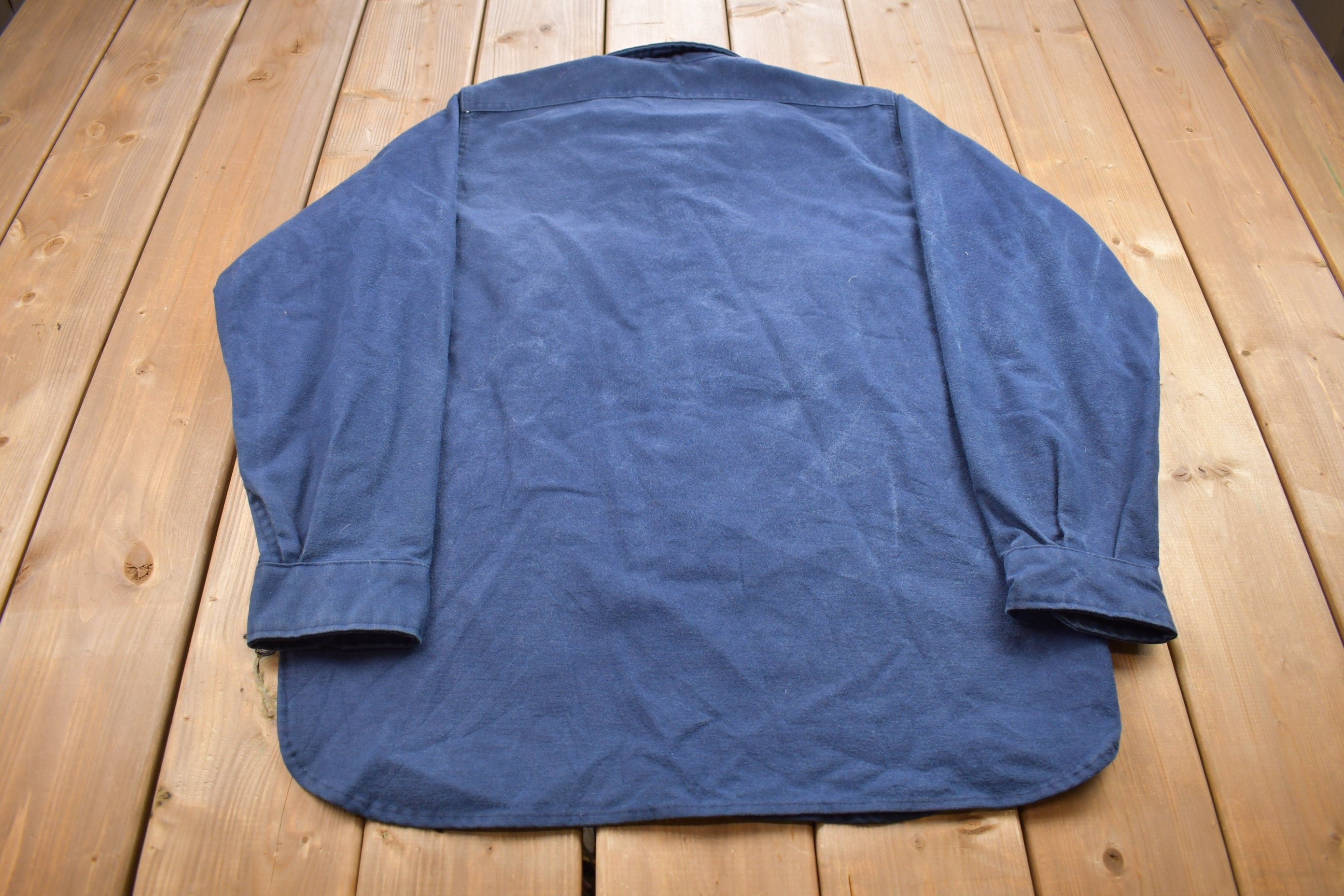 Vintage 1980s Cabela's Double Breasted Button Up Hunting Shirt
