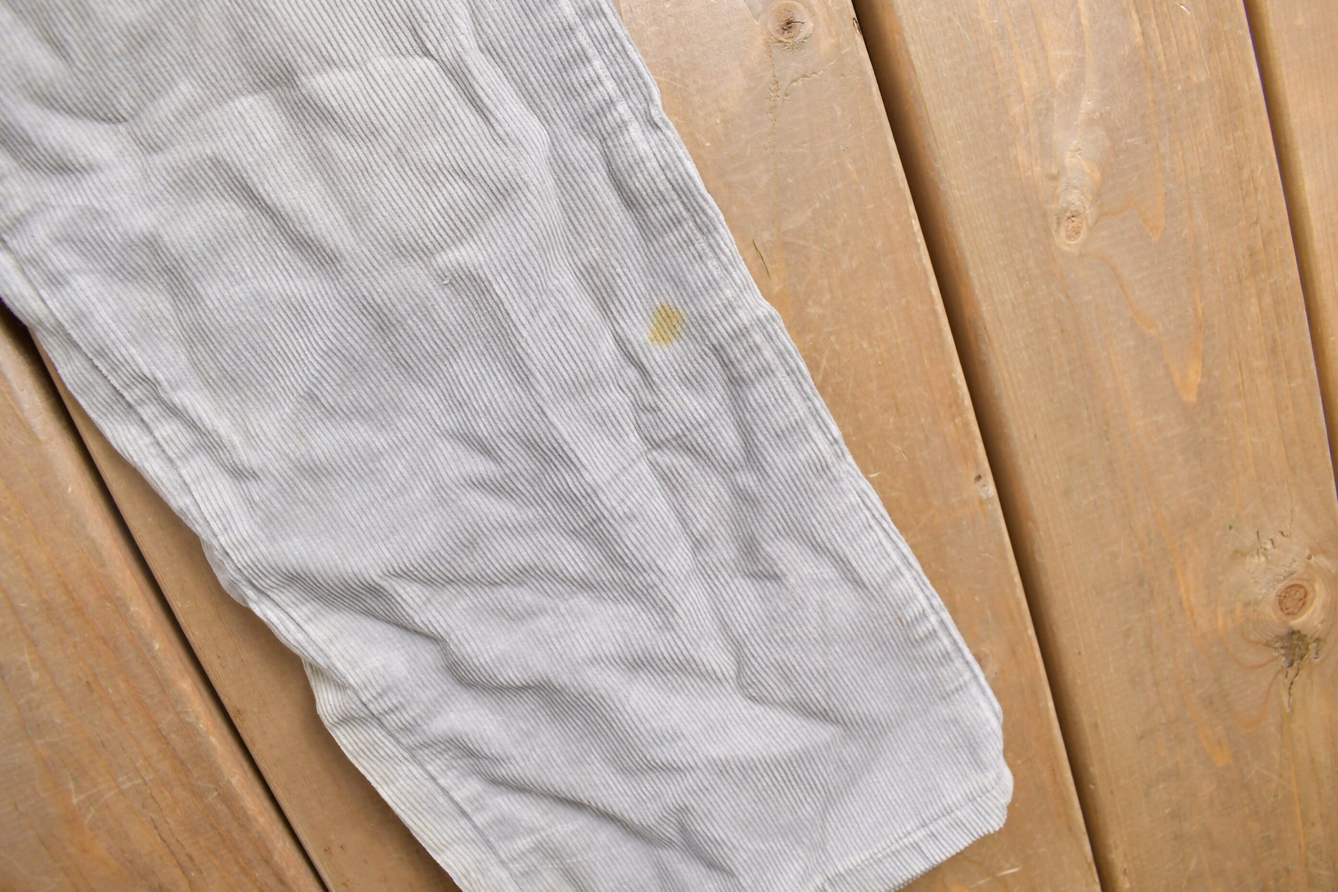 Vintage 1970s Wrangler Grey Corduroy Pants Size 28 x 31