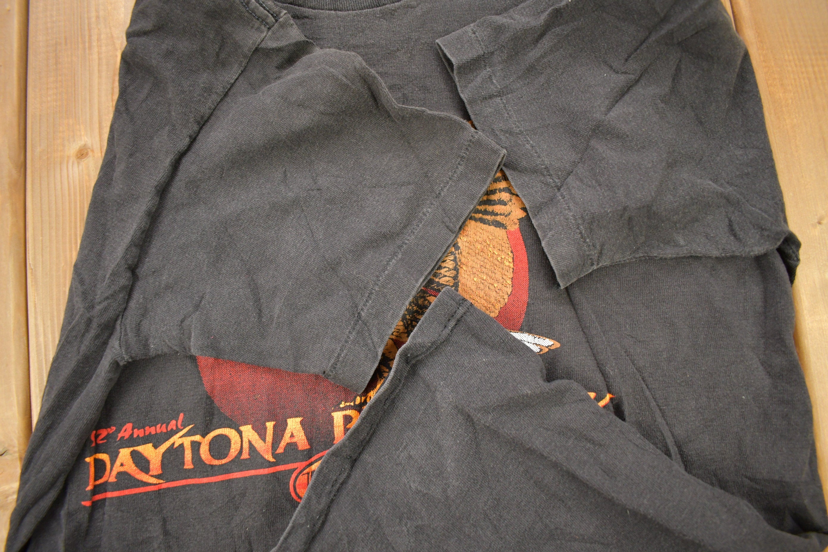 Vintage 1993 Daytona Bike Week Coyote Pass Trading T-Shirt