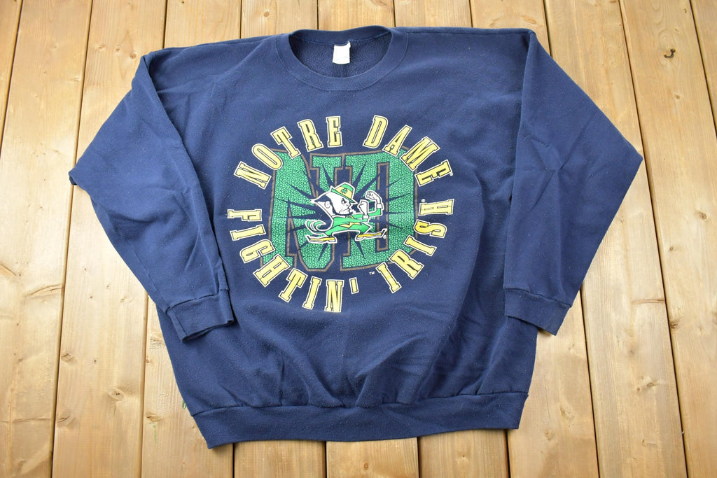 Vintage 1990s Notre Dame Fightin Irish University Collegiate Crewneck