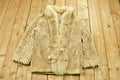 Vintage 1970's Sheered Silver Fox Fur Coat