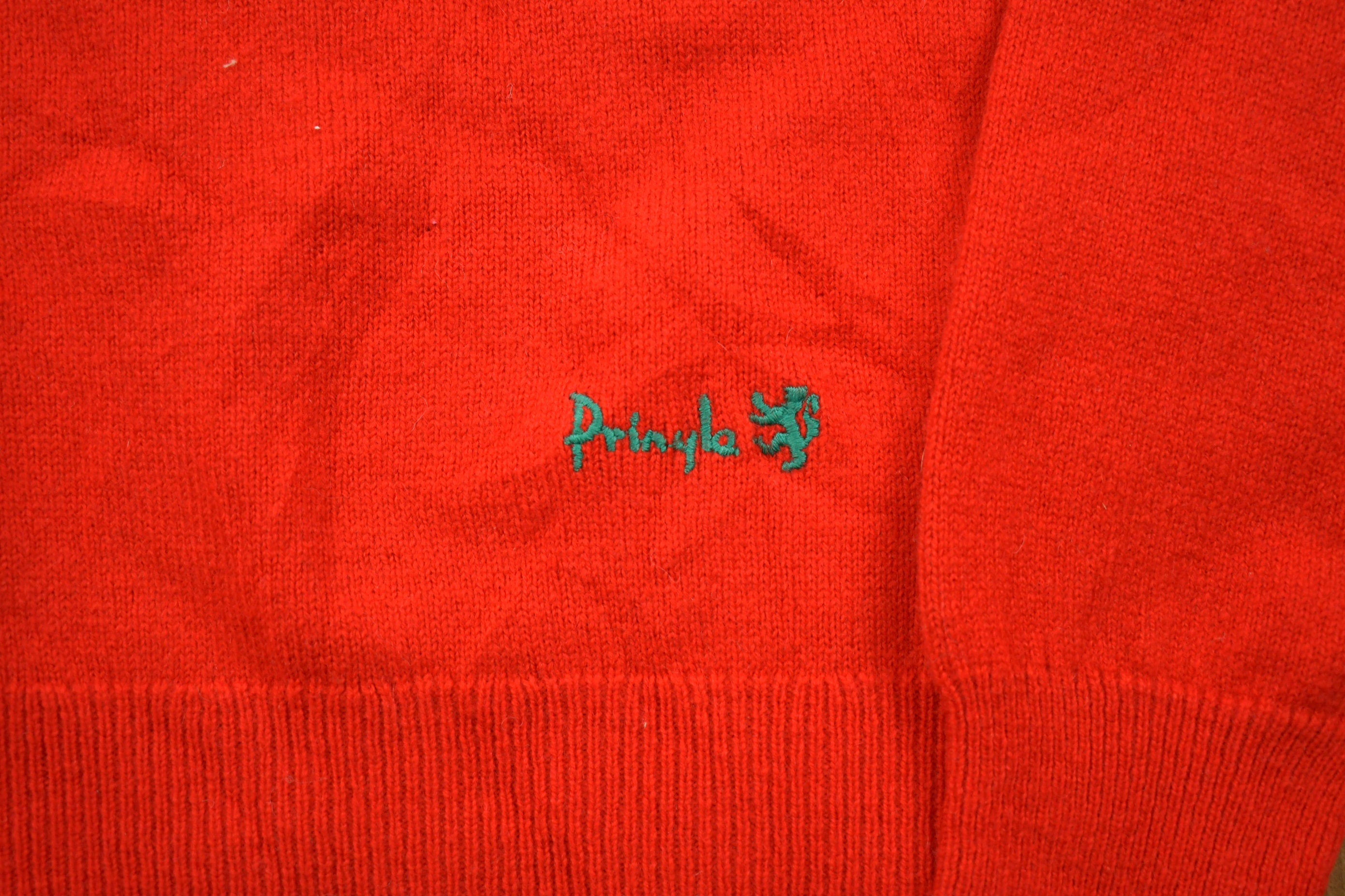 Vintage 1990s Striped Knitted Crewneck Sweater