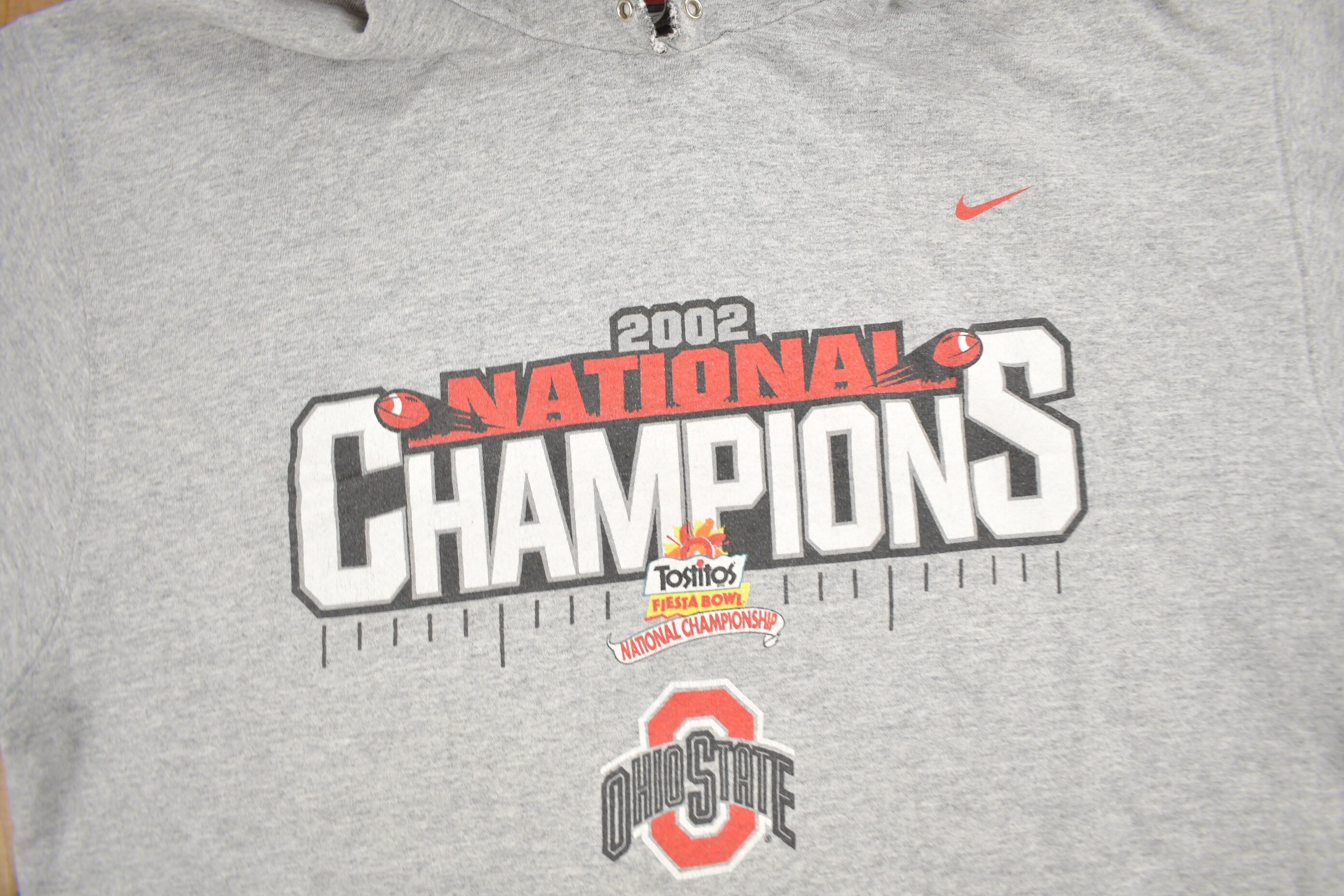 Vintage 2002 Ohio State Buckeyes NCAA Football Hoodie