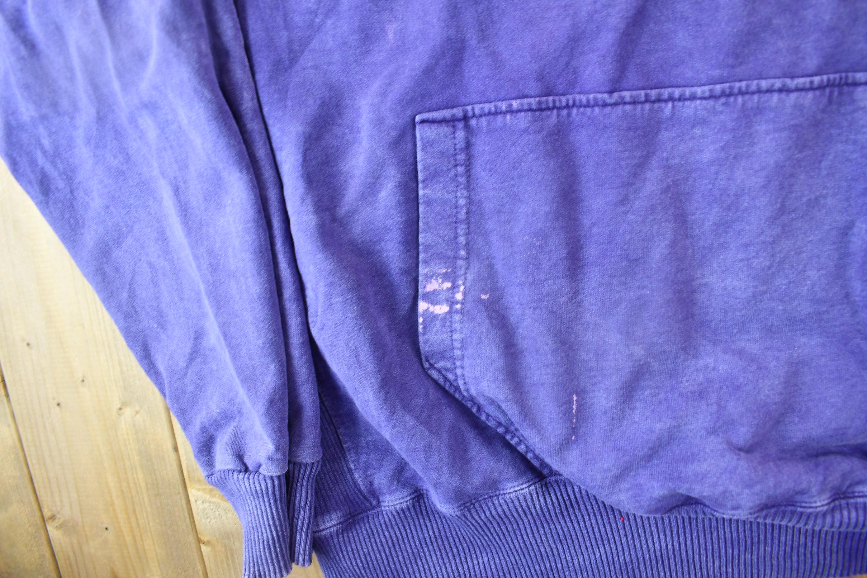 Vintage 1990s Champion Overdyed Graphic Hoodie Size XL
