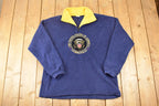 Vintage 1990s United States Of America Crest Logo Fleece Outdoorsman Sweater Men's L