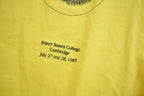 Vintage 1987 Sidney Sussex College Cambridge Cancer Research Graphic T Shirt