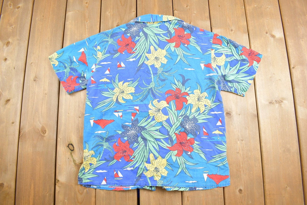 Vintage 1980s Bobbie Brooks Button Up Floral Shirt