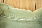 Vintage 1990's Military Button Up Shirt Mens M