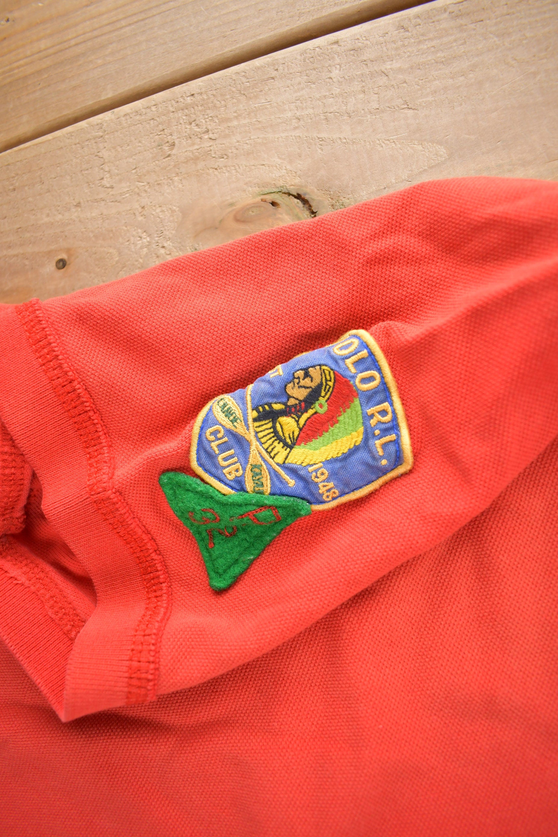 Vintage Y2K Polo Ralph Lauren Canoe Kayak Club Small Pony Polo Shirt Size XL
