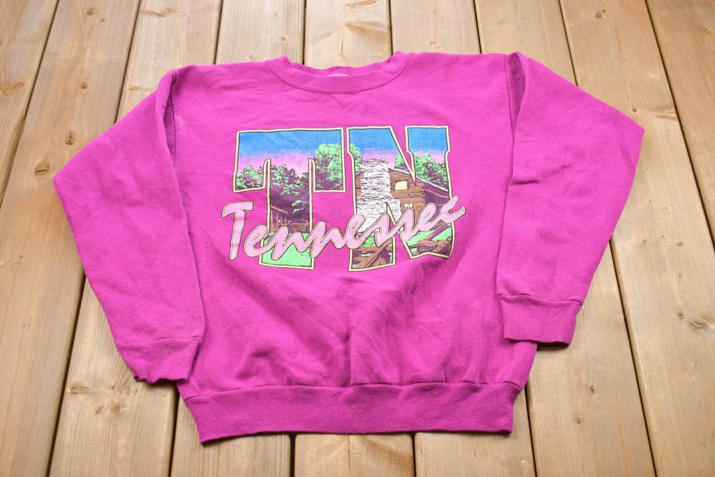 Vintage 1990s Tennessee Graphic Crewneck Sweatshirt