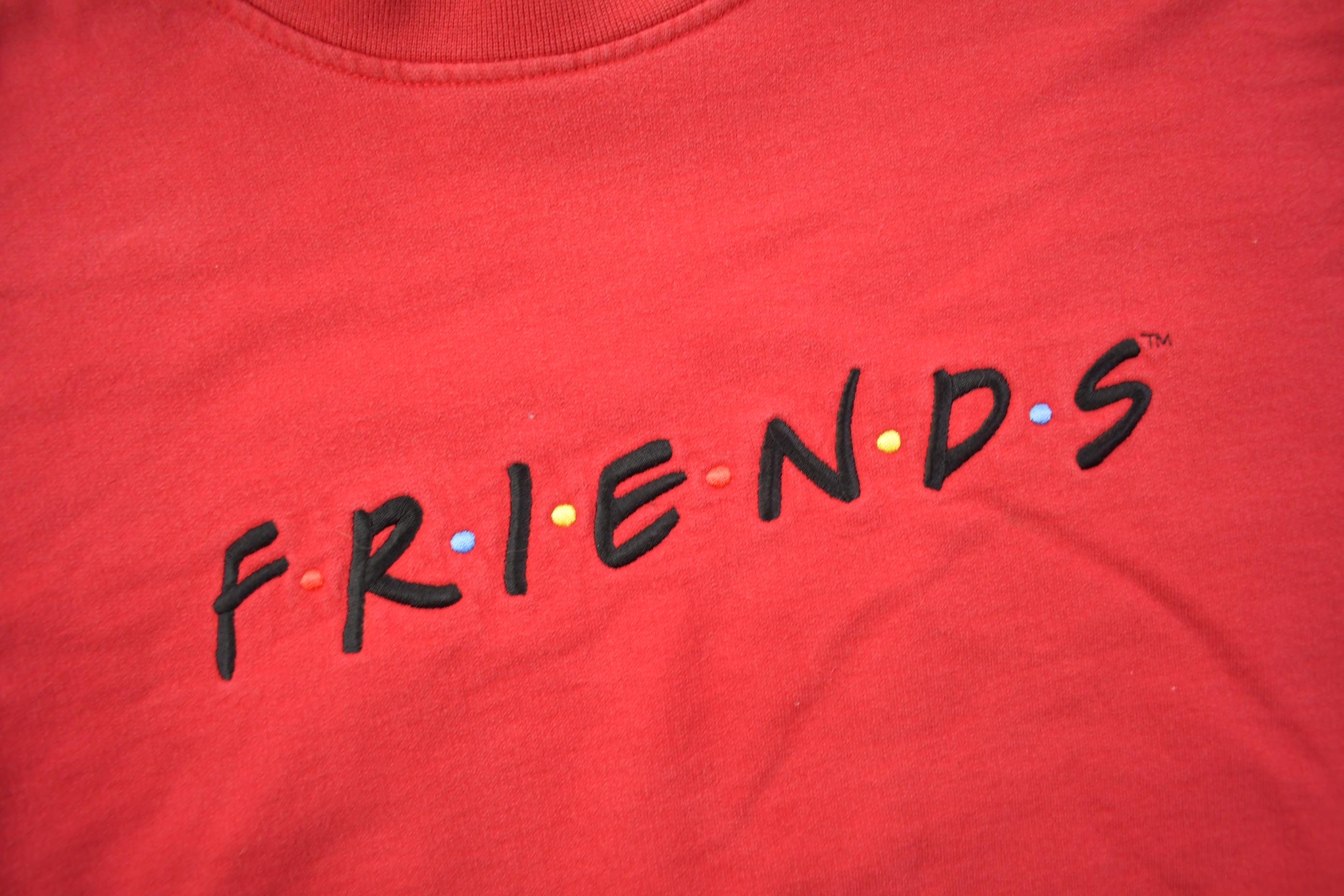 Vintage 2004 Friends TV Promo Embroidered Crewneck Sweatshirt