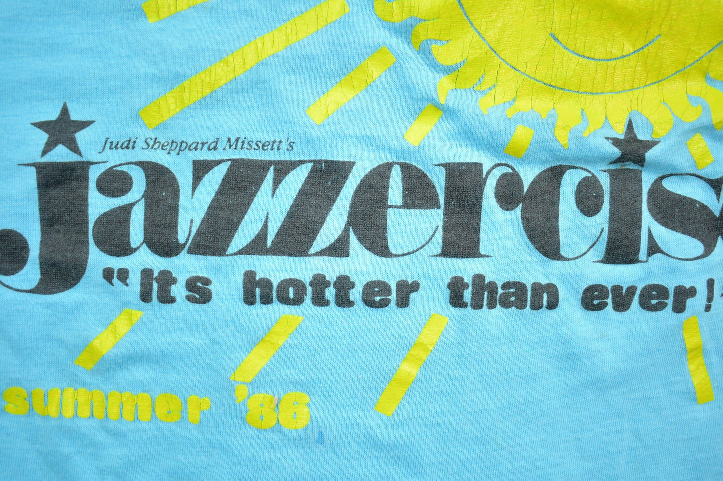 Vintage 1980's Jazzercise Summer 1986 T Shirt / Graphic / 80s Shirt / Streetwear / Retro Style / Single Stitch / Made In USA / Jazzercise