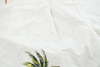 Vintage 1990s Pacific Legend Palm Trees Parrots Hawaiian Button Up Shirt Men's L / Funky Crazy Pattern / Island Style / Made in USA