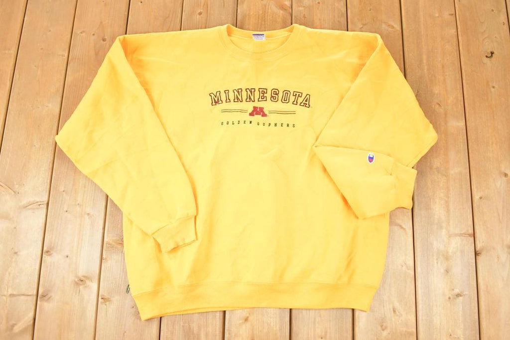Vintage Y2K Champion Minnesota Golden Gophers Crewneck Sweatshirt Men's XL