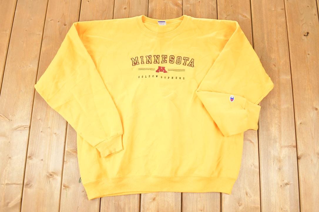 Vintage Y2K Champion Minnesota Golden Gophers Crewneck Sweatshirt Men's XL
