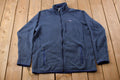 Vintage 1990s Patagonia Blue Fleece Zip Up Sweater