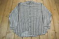 Vintage 1990s striped Pause Button Up Shirt