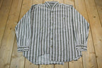Vintage 1990s striped Pause Button Up Shirt