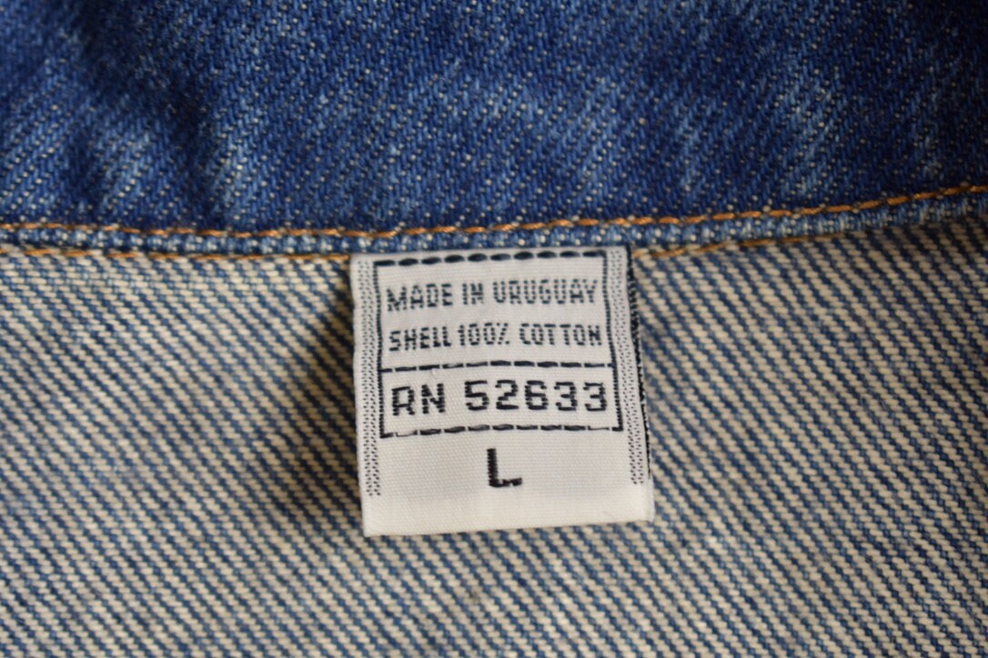 Vintage 1990s Western Denim Jean Jacket