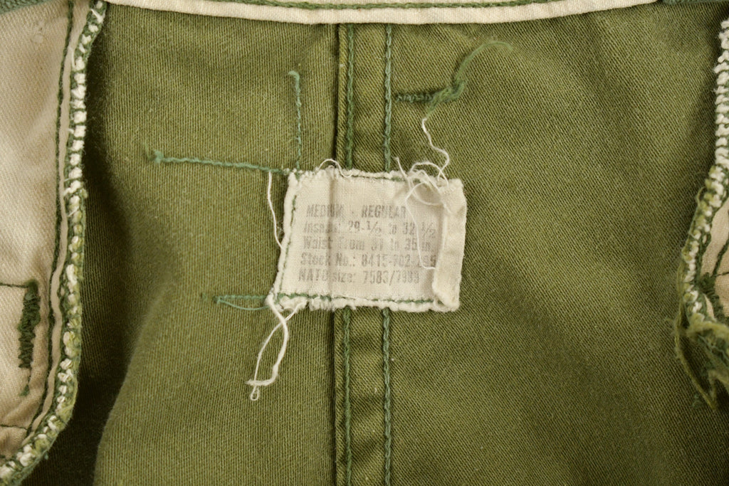 Vintage Military Green Khaki Pants