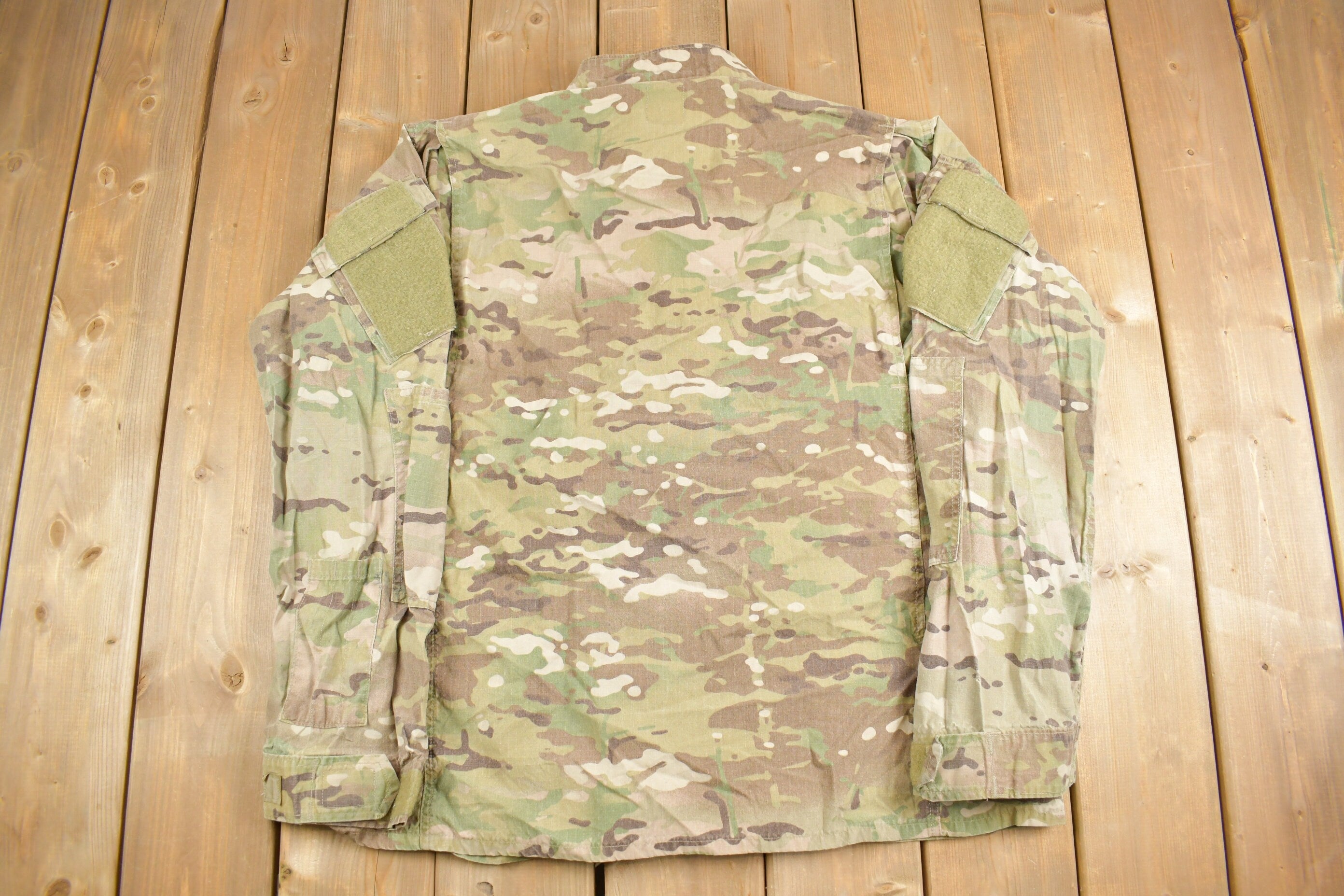 Vintage 1990s Military Desert Camo Insect Repellent Field Jacket