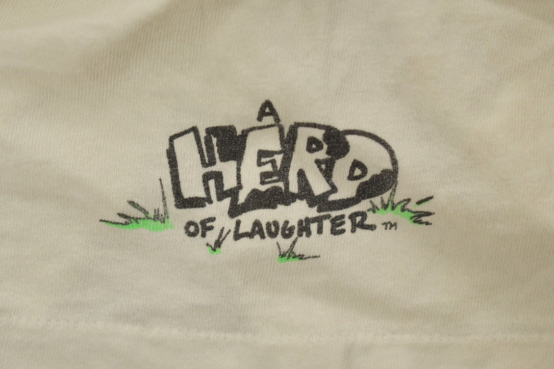 Vintage 1990s A Heard Of Laughter Graphic T Shirt