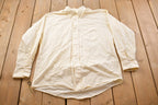 Vintage 1990s Gentlemens Wear House Blank Button Up Shirt