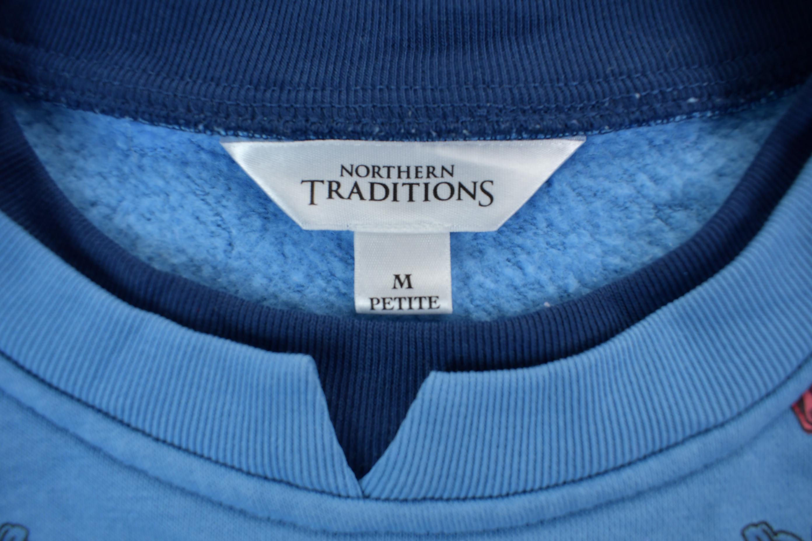 Vintage 1990s Northern Traditions Crewneck Sweatshirt Made In USA