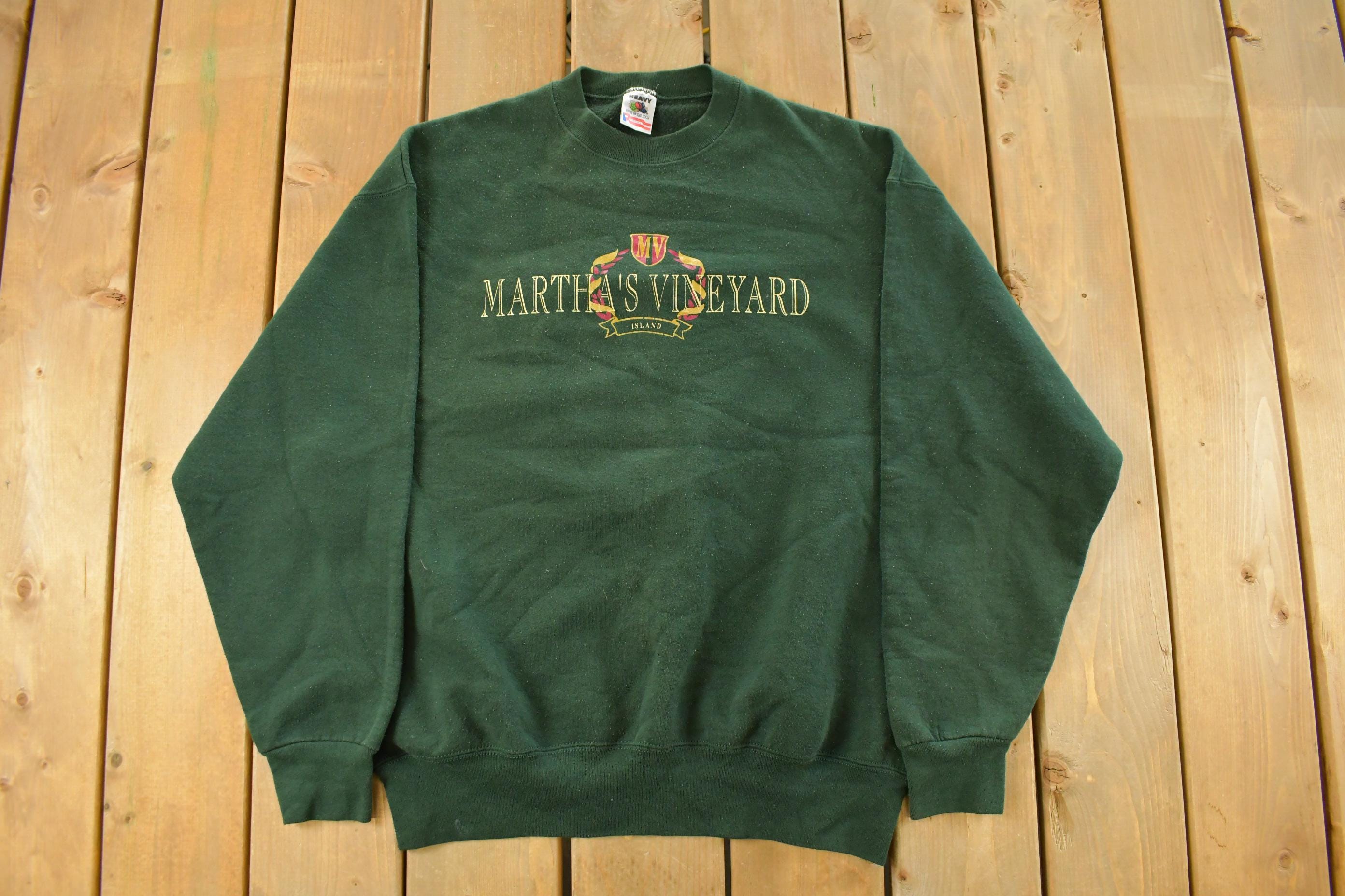 Vintage 1990s Martha's Vineyard Crewneck Sweatshirt Men's XL