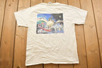 Vintage 1990s General Electric Metropolis Themed Graphic T Shirt